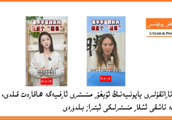 xitay taratquliri yaponiyediki uyghur ministir arfiyege haqaret qildi, yaponiye tashqi ishlar ministirliki buninggha &eacute;tiraz bild&uuml;rdi.
